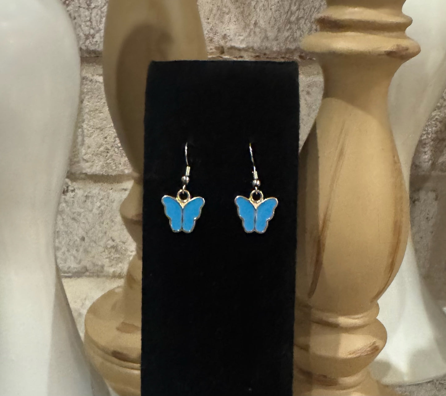 Blue Butterfly Earrings